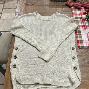 Cream sweater